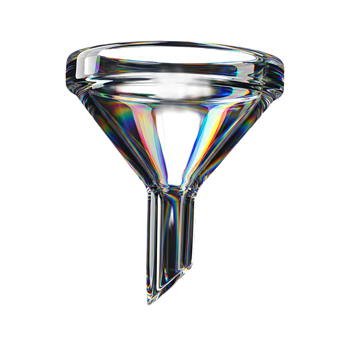 Funnel icon for CRM and sales pipeline